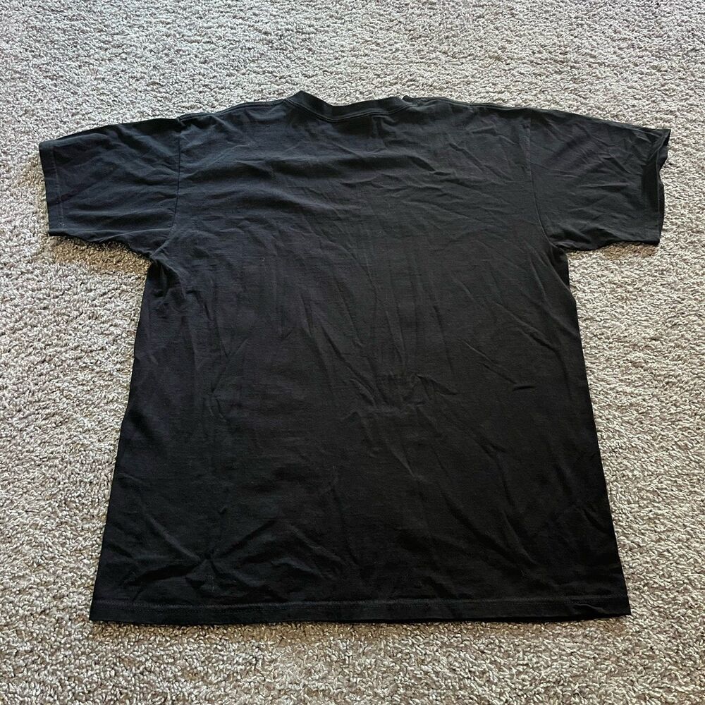 Vintage Y2K 2007 AC/DC Highway To Hell T Shirt Black Band Fire Mens Sz L Anvil - Picture 5 of 7